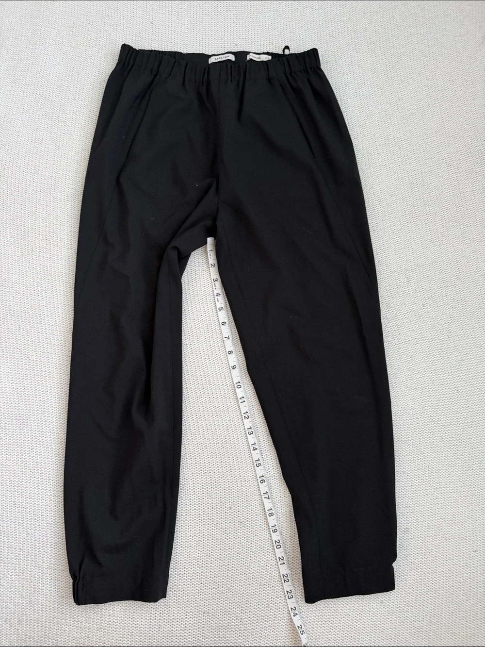 Babaton Italian Wool Blend Trouser Joggers Black Size 4